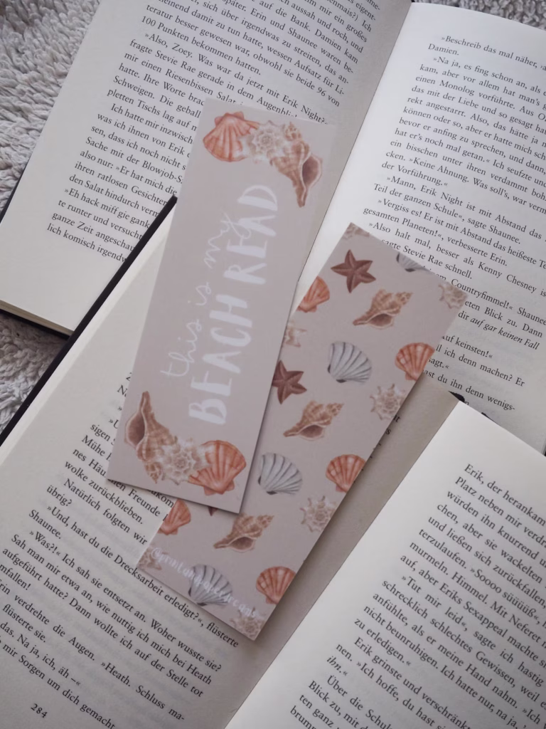 Summer bookmarks | Bookish accessories for romance fans – Produktbild 2