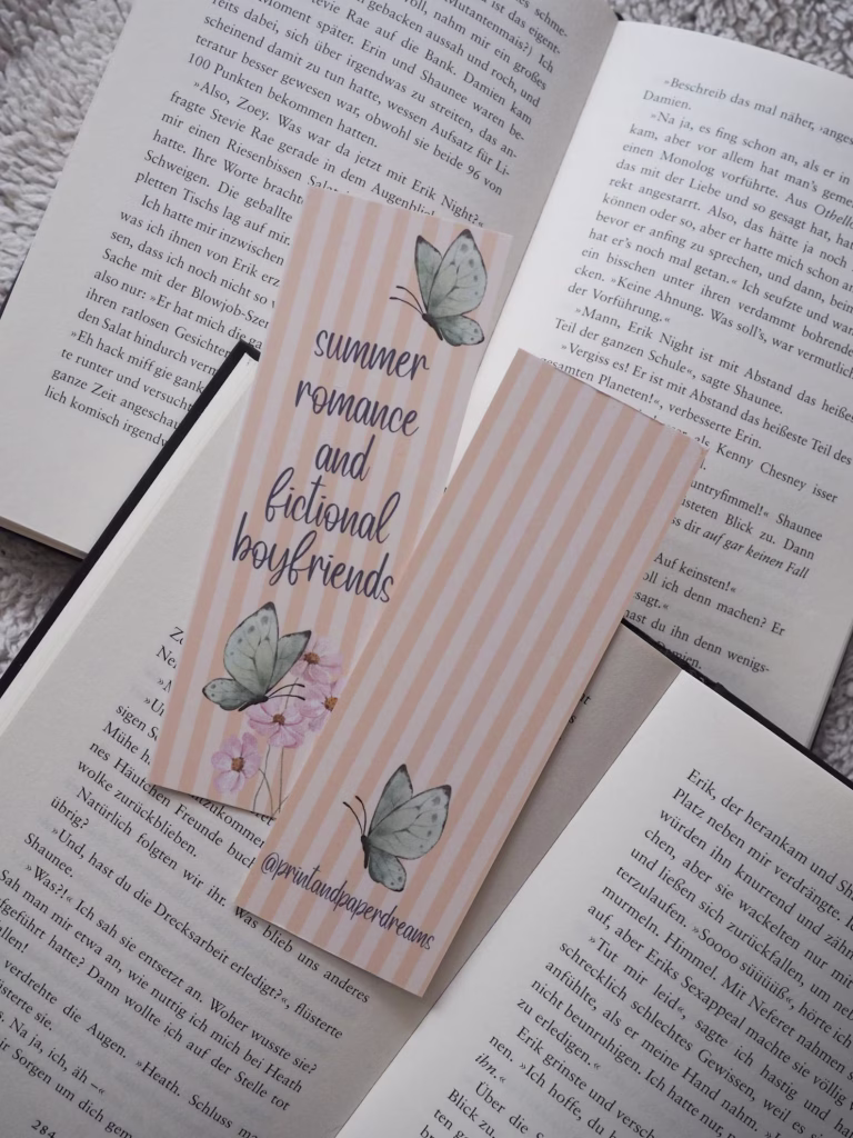Summer bookmarks | Bookish accessories for romance fans – Produktbild 5