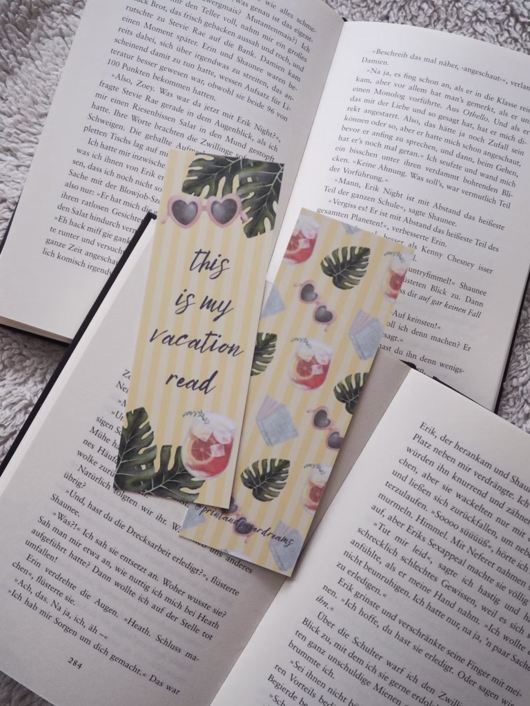 Summer bookmarks | Bookish accessories for romance fans – Produktbild 8