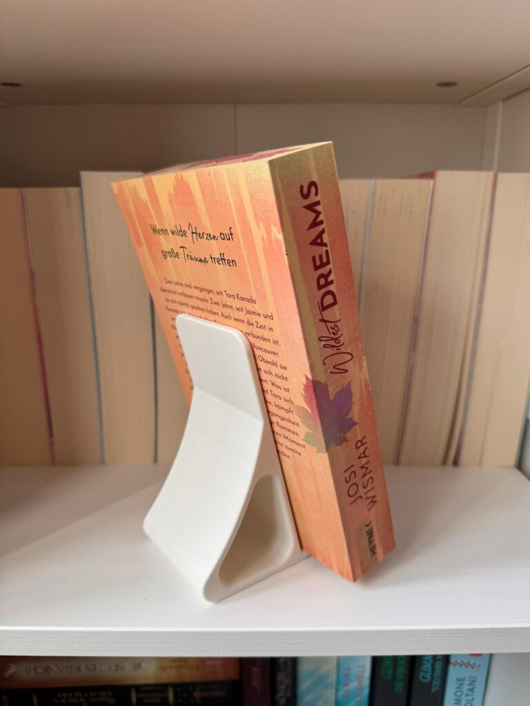 Minimalistischer 3D-gedruckter Buchständer – Produktbild 7