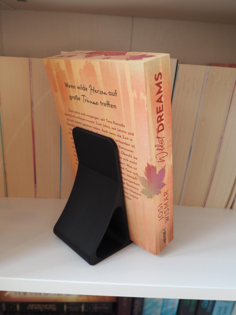 Minimalistischer 3D-gedruckter Buchständer – Produktbild 5
