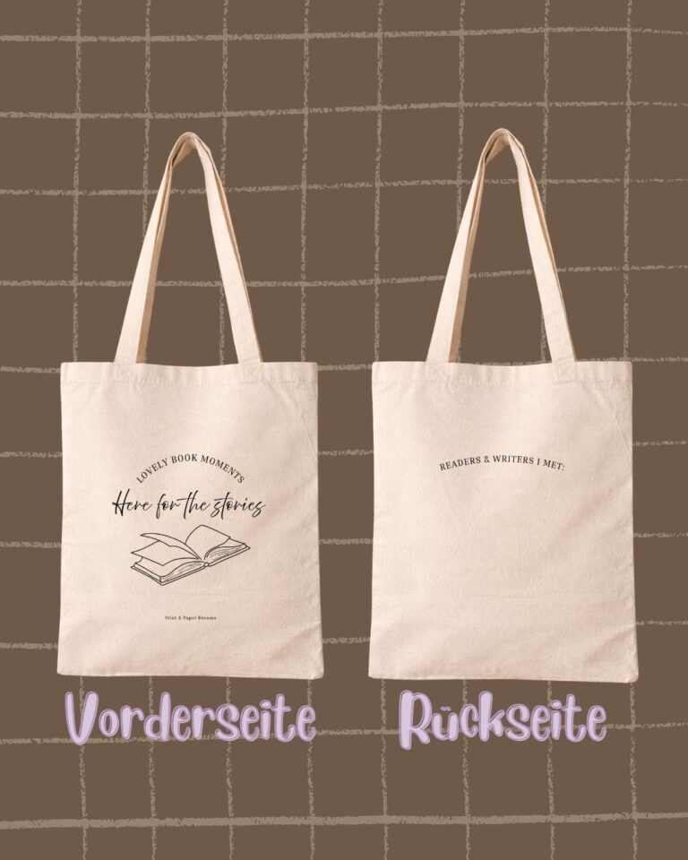 Bookish Cotton Tote Bag für Buchmessen – Produktbild 2