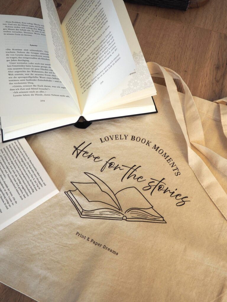 Bookish Cotton Tote Bag für Buchmessen – Produktbild 3