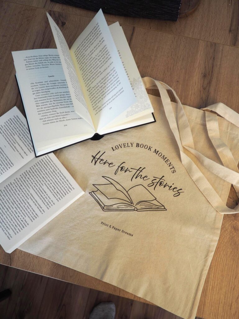 Bookish Cotton Tote Bag für Buchmessen – Produktbild 1