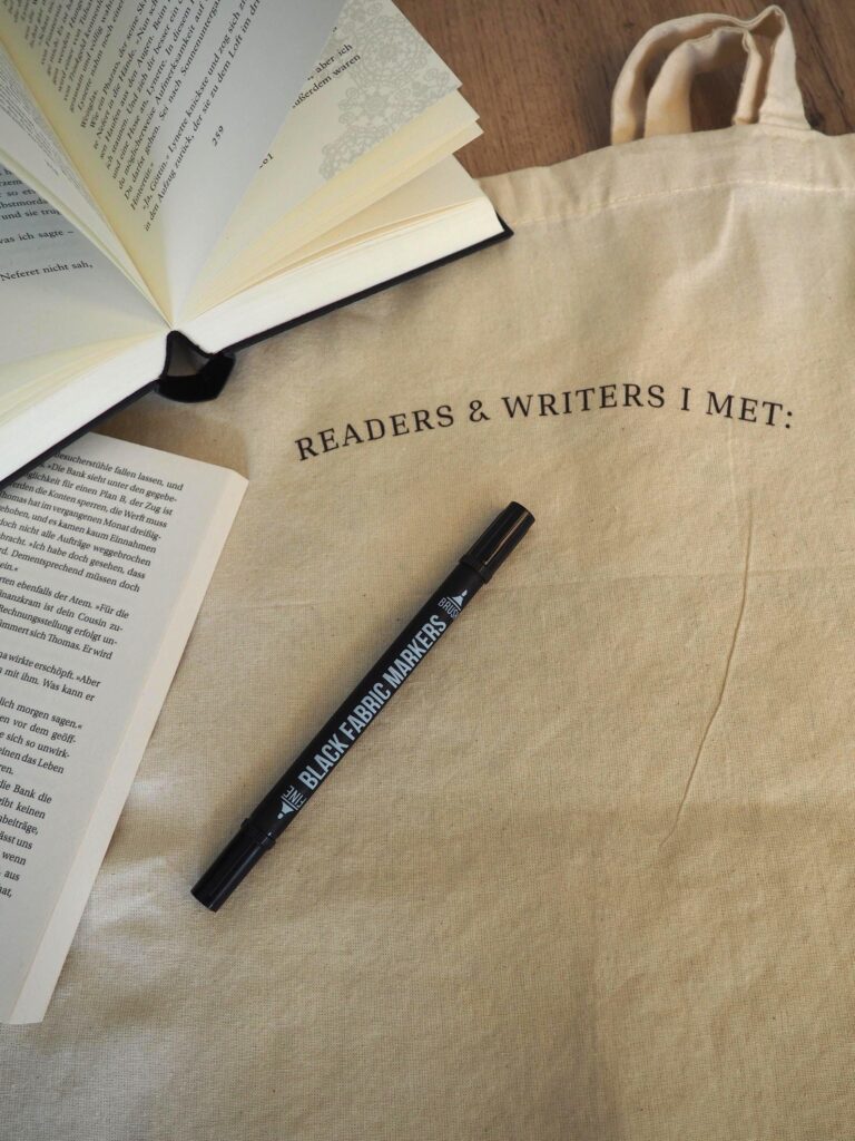 Bookish Cotton Tote Bag für Buchmessen – Produktbild 4
