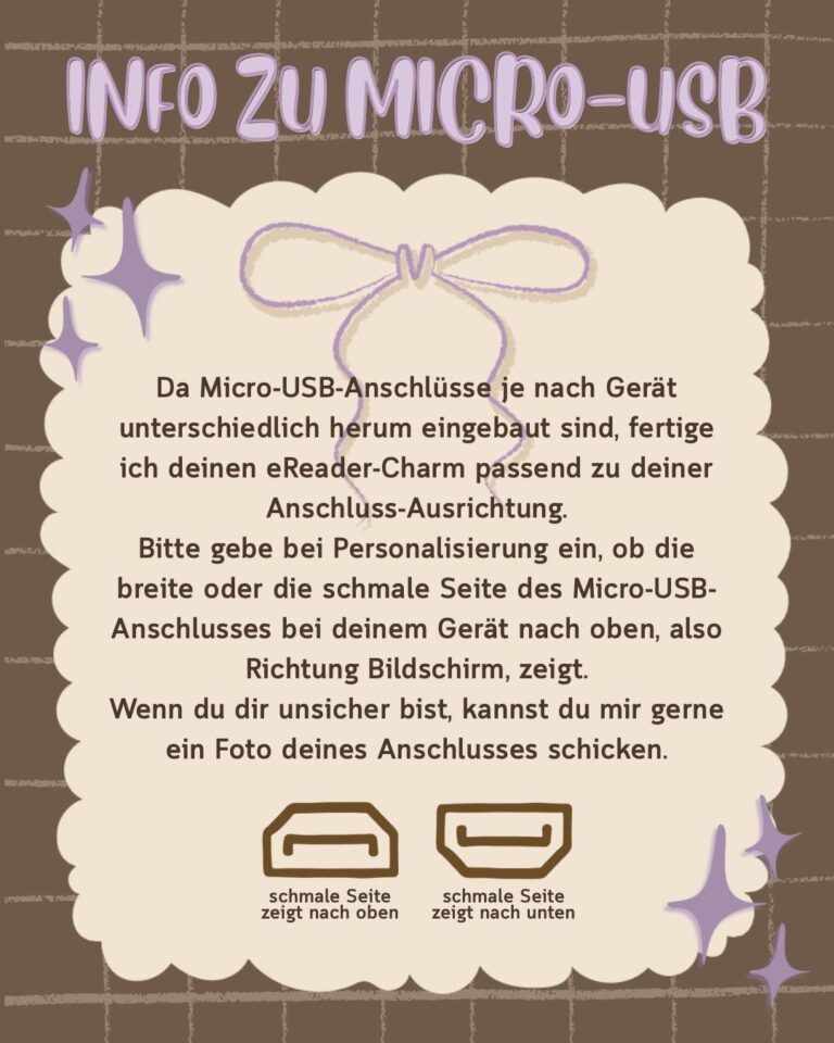 Bookish eReader Charms USB-C und Micro-USB – Produktbild 2
