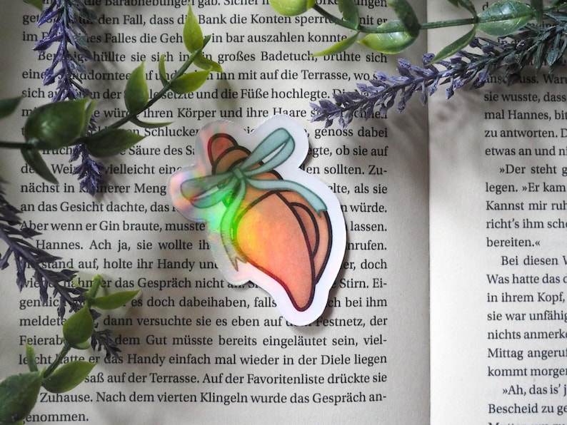 Bookish Summer Holo Sticker Set mit Muschel und Summer Reading Motiven – Produktbild 2