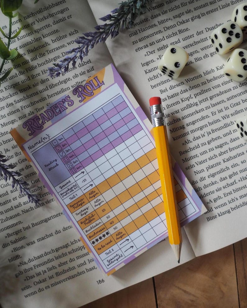 Reader’s Roll bookish Würfelspiel für Buchliebhaber – Produktbild 4