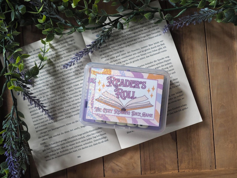 Reader’s Roll bookish Würfelspiel für Buchliebhaber – Produktbild 1